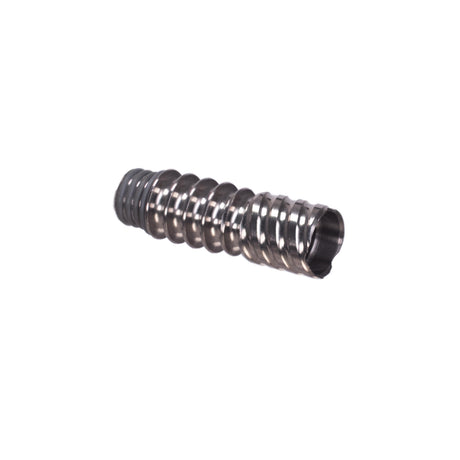 DynaVap Titanium Tip pictured upright showing the chamber opening and Adjust-a-Bowl grooves along the side