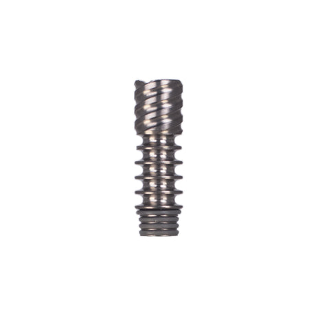 DynaVap Titanium Tip vaporizer part shown at an angle highlighting its 5 fin heat distribution design
