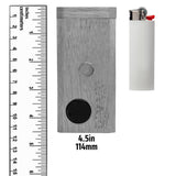 DynaVap DynaStash ER Movingui case open, showing the silicone insert and Stash Tool storage compartment