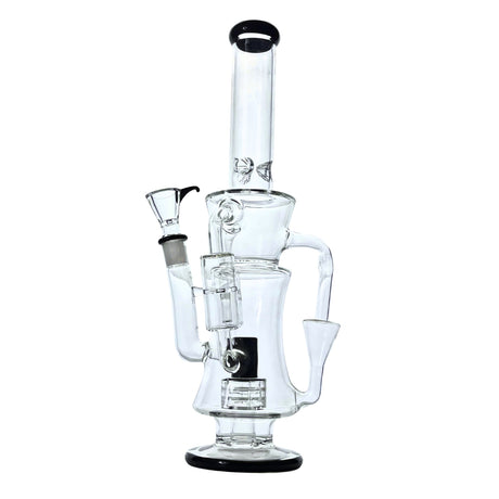 Quantum 16" Rock Glass Stereo Recycler Bong