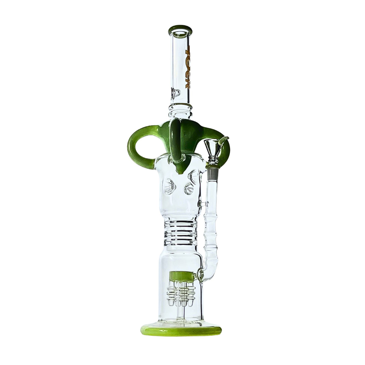 Rock Glass 18" Emerald Titan Bong