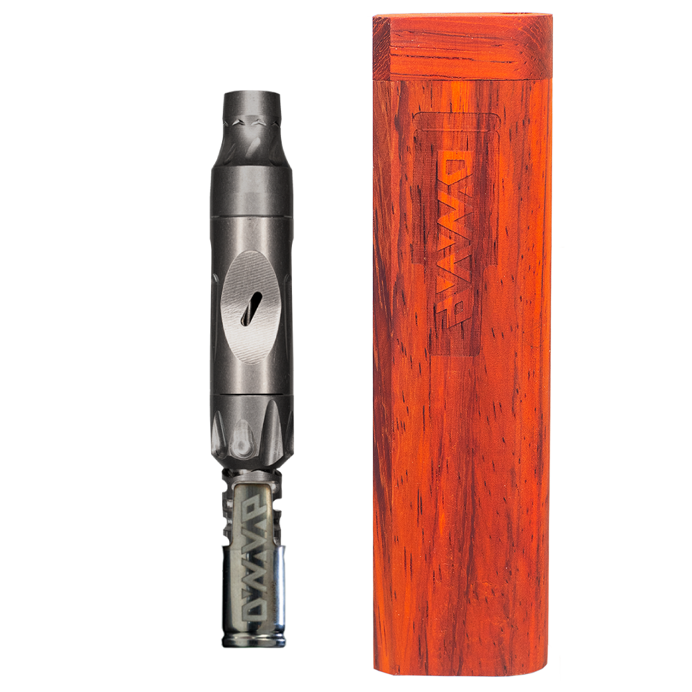 DynaVap The VonG (i): Titanium Vaporizer with Wood Accents - Front View