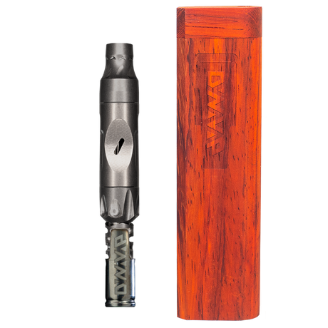 DynaVap The VonG (i): Titanium Vaporizer with Wood Accents - Front View