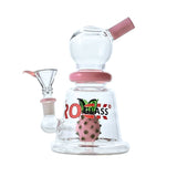 Luau 7" Rock Glass Pineapple Perc Dab Rig
