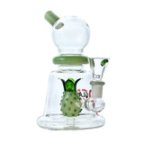 Luau 7" Rock Glass Pineapple Perc Dab Rig