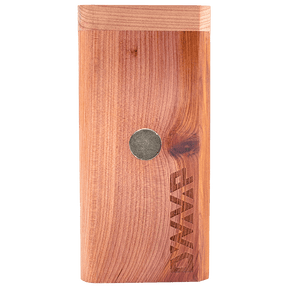 Dynastash vaporizer storage in cedar front view