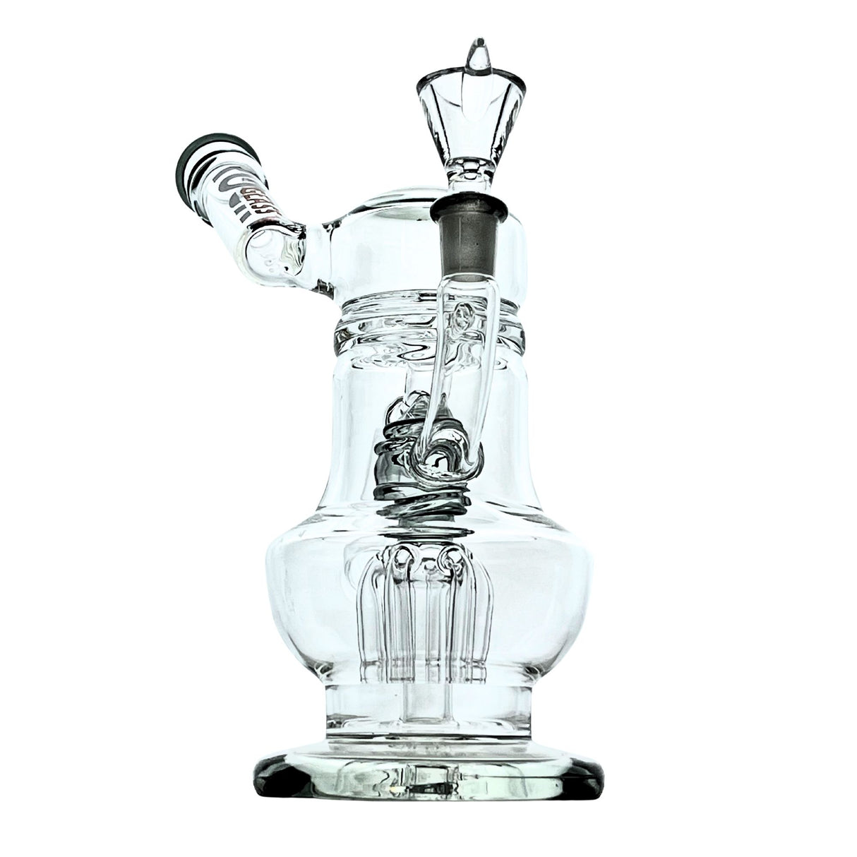 Rock Glass 10" Hydra-Tower Dab Rig