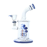 Alpine 8" Rock Glass Swiss Perc Dab Rig