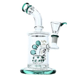 Alpine 8" Rock Glass Swiss Perc Dab Rig