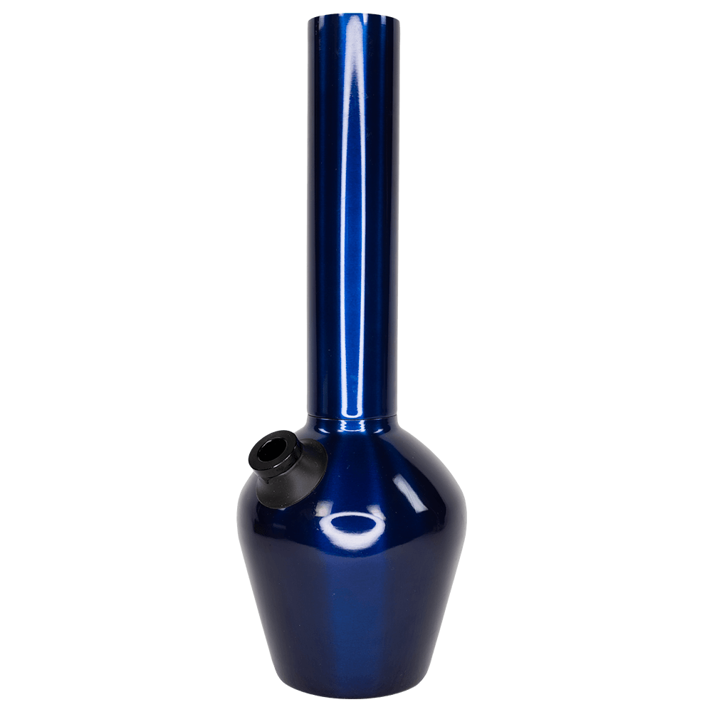 DynaVap Chill Steel Pipe in Blue - Front View on Seamless White Background