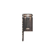 DynaVap Low Temp Captive Cap stainless steel vaporizer cap shown in a vertical side product view