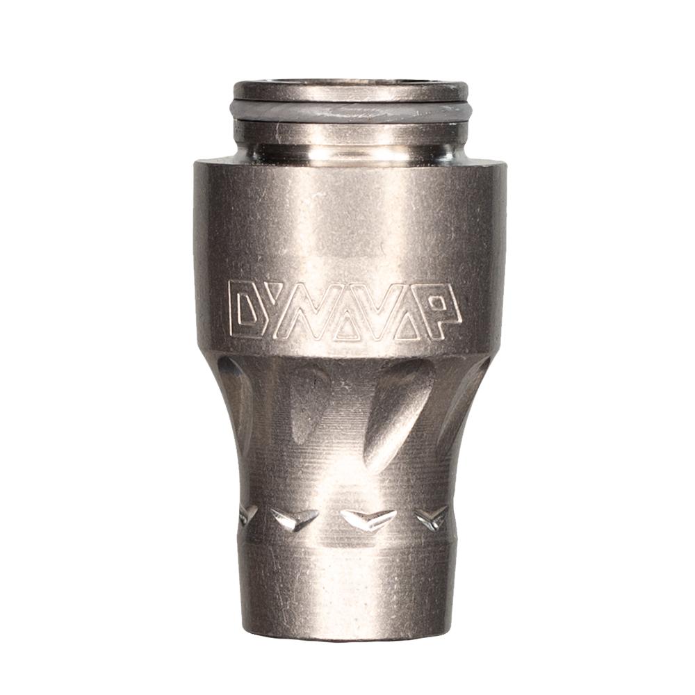 Close up of the tapered mouthpiece on the DynaVap VonG (i) Titanium, sized to fit 10mm and 14mm joints.