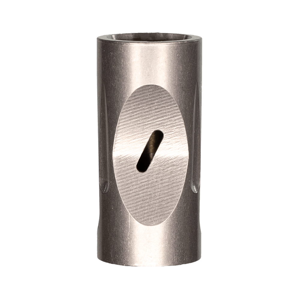 DynaVap The VonG (i): Titanium vaporizer, front view on a seamless white background