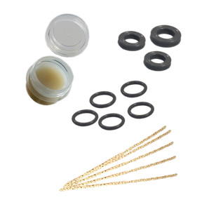 DynaVap DynaKit Maintenance set with cleaning tools and replacement parts on white background