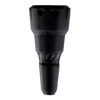 DynaVap Bonger - Black Silicone Water Pipe Adaptor for Vaporizers - Front View
