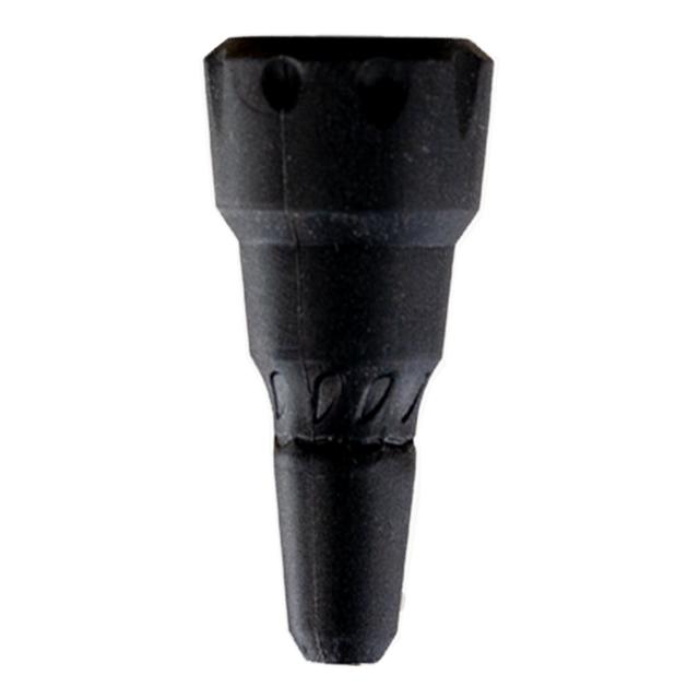 DynaVap Bonger - Black Silicone Water Pipe Adaptor for Vaporizers - Front View