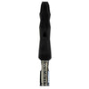 DynaVap The B vaporizer in Black, fully capped and assembled with the Captive Cap and Silicone Stem ready for use.
