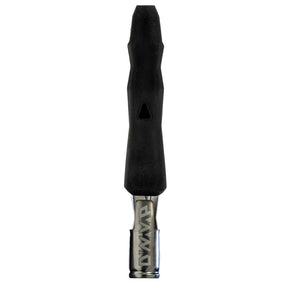 DynaVap The B vaporizer in Black, fully capped and assembled with the Captive Cap and Silicone Stem ready for use.