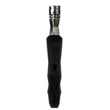 DynaVap The B vaporizer shown uncapped with the Captive Cap removed, exposing the stainless steel Tip chamber.