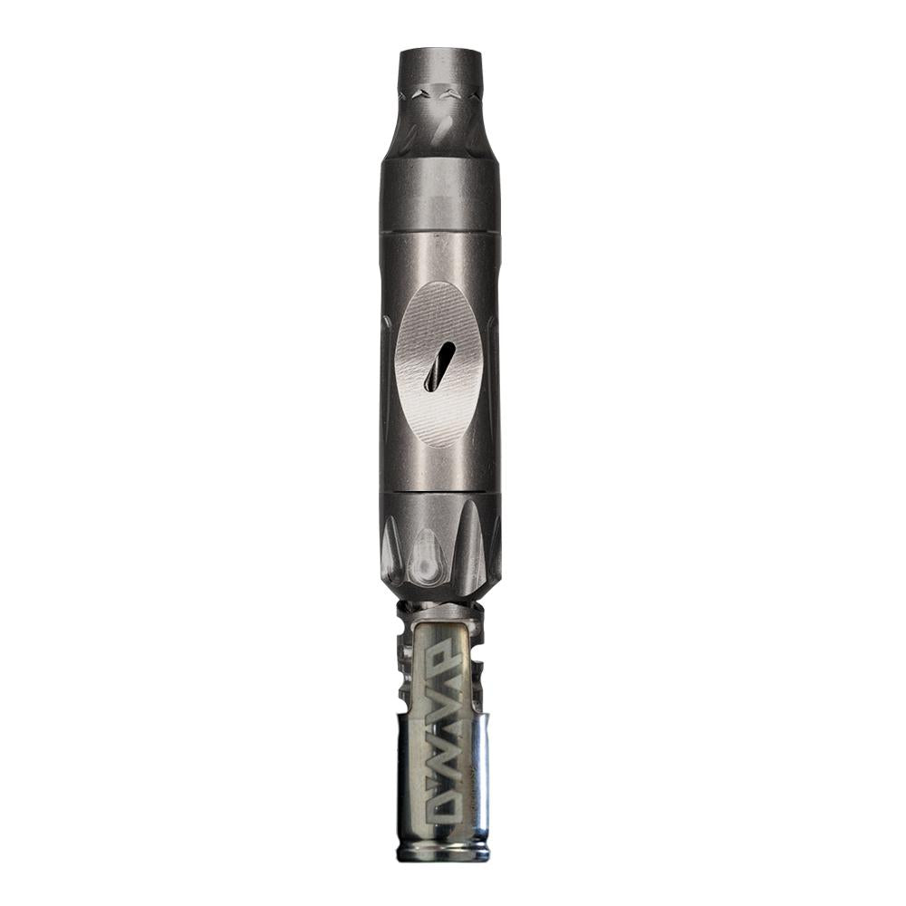 DynaVap VonG (i) Titanium vaporizer shown capped and assembled, ready to be heated with a torch or induction heater.