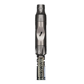 DynaVap VonG (i) Titanium vaporizer shown capped and assembled, ready to be heated with a torch or induction heater.