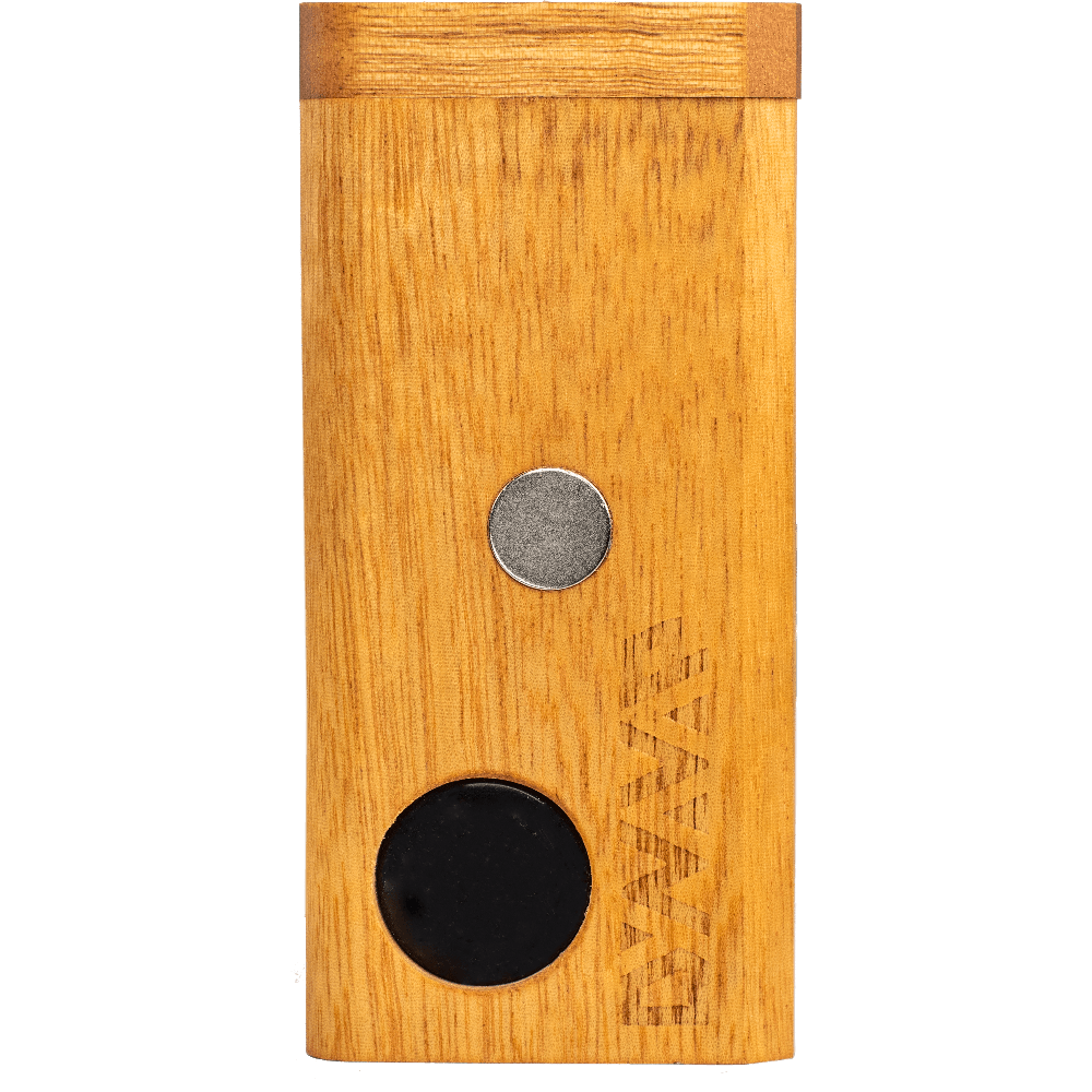 DynaStash ER Movingui by DynaVap - Front View of Wooden Vaporizer Stash