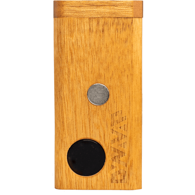 DynaStash ER Movingui by DynaVap - Front View of Wooden Vaporizer Stash