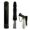 DynaVap 'B' Starter Pack with black vaporizer, torch lighter, and wooden storage tube