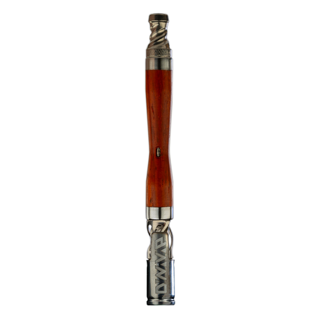 DynaVap The WoodWynd Vaporizer in Padauk Wood Variant - Front View on White Background