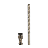 DynaVap WoodWynd Titanium Condenser Mouthpiece Assembly, parts broken down and separated for view