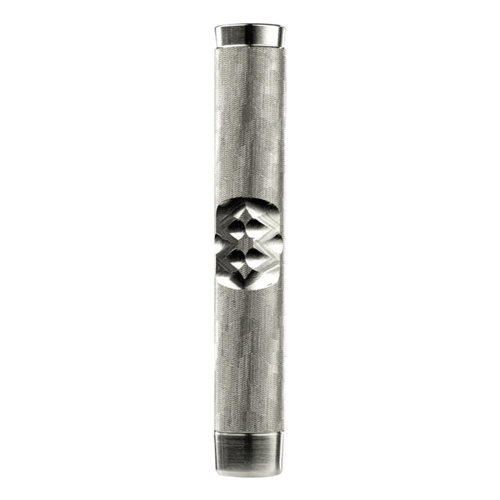 DynaVap The M 7 vaporizer stem viewed from the back, showing the condenser end and stainless steel construction.