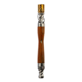 DynaVap The WoodWynd Vaporizer with Wooden Midsection - Front View on White Background