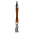 DynaVap The WoodWynd Vaporizer - Ipe Wood Variant, Front View on Seamless White Background