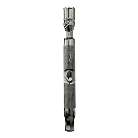 DynaVap The M 7 XL vaporizer uncapped, a transparent background shot showing the open tip chamber detail.
