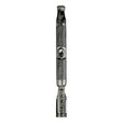 DynaVap The M 7 XL vaporizer shown capped and upright from the front, showing the extended stainless steel stem.