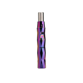Maven Torch Diamond Pen Torch in Rainbow - Windproof Jet Flame, Front View on White