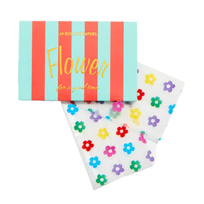 Edie Parker rolling papers pack showing rice paper and included tips
