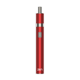 Yocan Zen Vaporizer in Red, Sleek Design with Simple Control Button - Front View