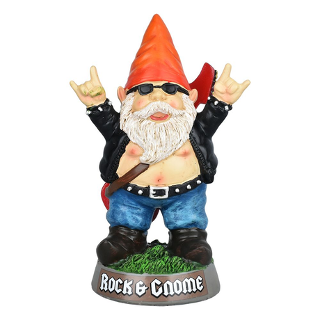 Rock & Gnome Resin Figurine | 9"