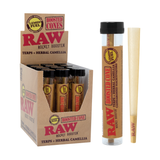 RAW Terp'd Cones with Lemon Fuel, front view of packaging and single cone