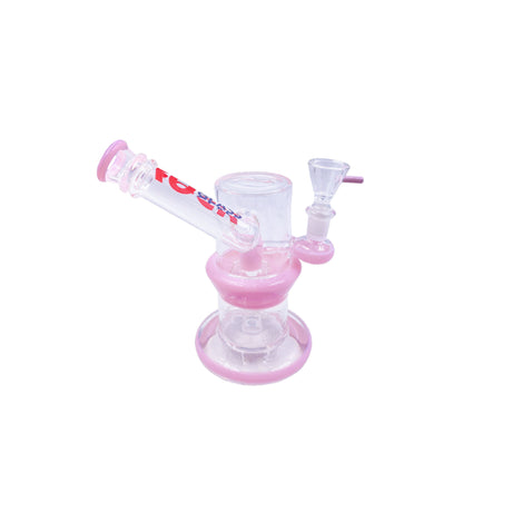 Rock Glass 10" Blush Chamber Sidecar Mini Beaker Dab Rig