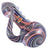 Crush Eye Candy Crayon Tusk Hand Pipe in Lavender, Carbureted Glass, Swirl Design