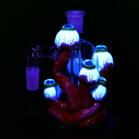 All Eyes on You Glow in the Dark Ash Catcher - 14mm Male 90 Degree