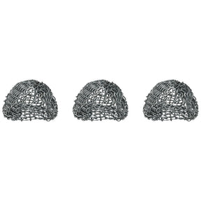 3PC BAG Shire Pipe Replacement Screens, durable mesh, front view on white background