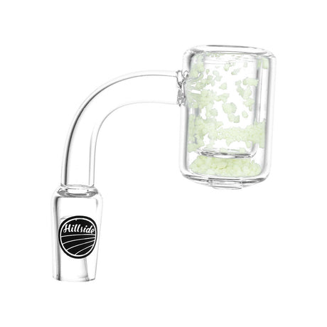 Hillside Glass Glow Sand Quartz Banger 14mm Male angled view on white background