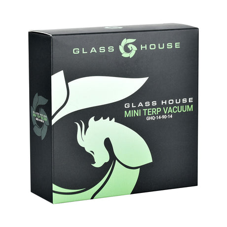 Glass House Mini Terp Vacuum Banger Kit packaging, 14mm Male 90 Degree, front view
