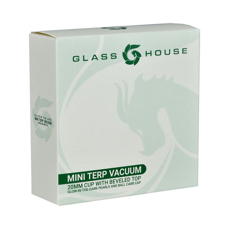 Glass House Terp Vacuum Banger Kit packaging, 14mm male 90-degree angle, for dab rigs