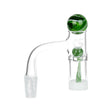 Glass House Opaque Tower Banger Kit - 14mm Male 90 Degree Side View