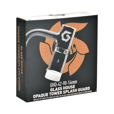 Glass House Opaque Tower Banger Kit - 14mm Male 90 Degree Angle, Front View on Packaging