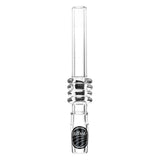 Hillside Glass Quartz Dab Tip, 3" 10mm Male Joint, for Dab Rigs, Front View on White